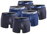 PUMA Boxershort 6er Pack Herren Basic Black Limited Edition - new true blue...