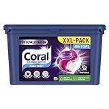 Coral Waschmittel Caps Black Velvet XXL Allin1 Colorwaschmittel Caps für...