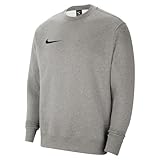 Nike Herren M Nk Flc Park20 Crew Sweatshirt, Dk Grey Heather/Black, M EU