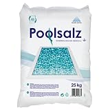Salinen Poolsalz 25kg für Salzwasser-Pool & Schwimmbad I hochreines...
