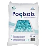 Salinen Poolsalz 25kg für Salzwasser-Pool & Schwimmbad I hochreines...