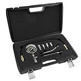 QWORK® Kompressionstester Set für Benzinmotoren, Motor Kompression...
