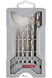 Bosch 7x PRO Metal HSS-G Spiralbohrer-Set (für Nichteisenmetalle, Stahl,...