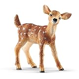 schleich 14820 Weißwedelkalb, ab 3 Jahren, WILD LIFE - Spielfigur, 2 x 5 x...