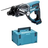 Makita Akku-Kombihammer f. SDS+ 18,0V im MAKPAC ohne Akku 1,5 Ah, ohne...