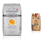 Schwiizer Schüümli Crema Barista Ganze Kaffeebohnen, 1 kg & Café Royal...