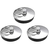 Waschbeckenstöpsel, multifunktionaler Gummi-Ablaufstopfen mit Ring, für...
