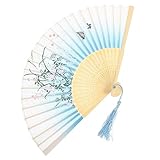CIMAXIC Faltbarer Tanzfächer im Chinesischen Stil Eleganter für Partys...