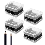 4 Stück Pencil Sharpener,Anspitzer Mit BehäLter Stabilo,Spitzer Mit Dose...