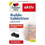 Doppelherz Kohletabletten pflanzlich - Aktivkohle trägt zur Verringerung...