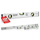 WALTER Wasserwaagen-Set 4-tlg. Wasserwaage in den Längen 40cm, 60cm und...