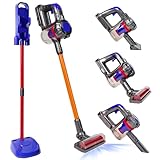 VARANO 3-in-1 Kinderstaubsauger mit echter Saugfunktion – Kinder...