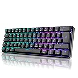 RK61 RGB Gaming-Tastatur, 2,4 GHz Wireless/Bluetooth/Wired 60% Mechanische...