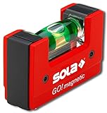 Sola GO! magnetic - Mini-Wasserwaage magnetisch aus glasfaserverstärktem...