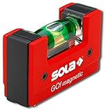 Sola GO! magnetic - Mini-Wasserwaage magnetisch aus glasfaserverstärktem...