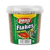 Panzi Pet – Fischfutter für Aquarienfische – Flockenfutter –...