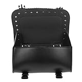 GARVALON Motorrad Satteltasche aus Leder mit Seitlicher Aufbewahrungstasche...