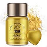 Wwtop Gold Essbares Glitzer - 15 g Glitzerpulver für Getränke,...