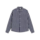 Langärmliges Shirt Herren Leichte Casual Revers Hemdjacke Klassisch...