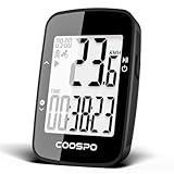 COOSPO BC26 GPS Fahrradcomputer Kabellos Bluetooth5.0/ ANT+, IP67...