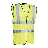 Blackrock Warnweste Gelb, Warnweste Auto, Hi Vis, arbeitsweste herren,...