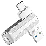 USB Stick 256GB, 2 in 1 USB C Stick USB 3.0, Wasserdichter OTG USB-C...