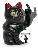 ANGRY CAT - Winkekatze Lucky CAT - Lustige winkende Katze - japanische...