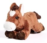 Uni-Toys - Pferd Plushie, liegend - 18 cm (Länge) - Plüschtier,...
