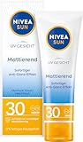 NIVEA SUN UV Gesicht Mattierender Sonnenschutz LSF 30 (50 ml), nicht...