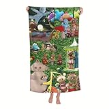 YINGD In The Night Garden Cartoon-Strandtuch – lebendige, saugfähige...