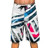 Generisch Badehose für Herren Lang Badeshorts Männer Wasserabweisend...