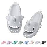 Dsaren Shark Slides Unisex Hai Hausschuhe Badelatschen Sommer Rutschfest...