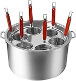 BTURYT Pastatöpfe aus Edelstahl, Pasta-Kocheinsatz-Set, kommerzieller...