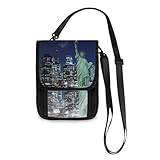 Mnsruu Manhattan Skyline New York City Reisebrieftasche, Reisepasshülle,...