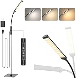 Mojimdo 120 LED Stehlampe, helle Stehlampen für Wohnzimmer, 3 Farbmodi &...