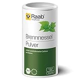 Raab Vitalfood Bio Brennnessel-Pulver mit natürlichem Calcium, Magnesium...