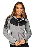 BOLF Damen Übergangsjacke Steppjacke mit Kapuze Daunenjacke...