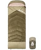 OneTigris TRAILNAP Schlafsack kleines Packmaß, Deckenschlafsack Sommer...