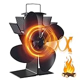 Dancial Kaminventilator,Holzofenventilator Wärmebetrieben, Leiser...