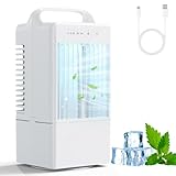 Klimaanlage Mobil, Mini Klimaanlage mit 900ml Wassertank, luftkühler mit 3...