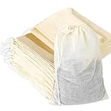 WeddHuis 30 Stück Einweg Teebeutel mit Kordelzug, Teefilterbeutel zum...
