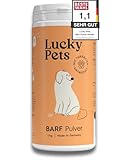 Lucky Pets Barf Pulver für Hunde 1 Kg TESTSIEGER I Mineralien und Vitamine...