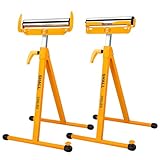 Shall 2-Pack faltbarer Rollenständer pro Heavy Duty 250 LBS Tragfähigkeit...