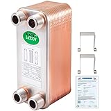 VEVOR Edelstahl Wärmetauscher 30 Platten Wärmetauscher max 66 kW...