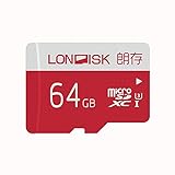 LONDISK 64GB Micro SD-Karte Klasse 10 UHS-I Micro SDXC-Speicherkarte mit...