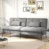 COMHOMA Sofa Schlafsofa mit Schlaffunktion, überzug Futon Klappsofa,...