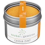 Zauber der Gewürze Cassia Zimt - gemahlen, Cassia Zimtpulver für...