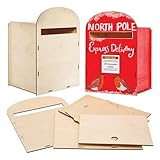 Baker Ross FX846 Briefkasten-Set - 1 Set, Holzbastelsets zum Bemalen und...