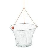 Saenger Krebsteller 50x35cm - Fischen - Fischernetz - Orange - Polyethylen...