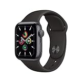 Apple Watch SE (GPS, 40MM) Aluminiumgehäuse Space Grau Schwarz...